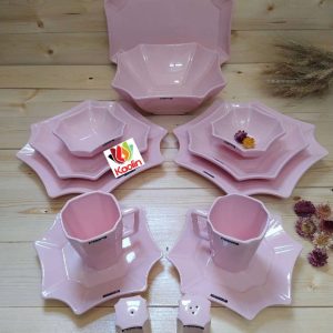 سرویس غذا خوری دو نفره کارن صورتی 00106603 (temporary 1)