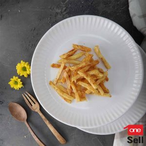 بشقاب پلو خوری وان سل سفید جدید 0033301 (1-1)