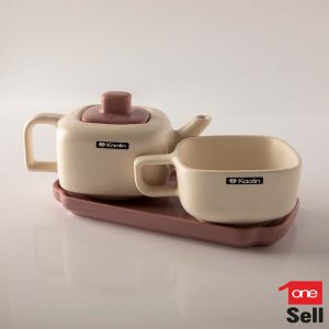 قوری و فنجان تک نفره رنگی 001120 (2-4)