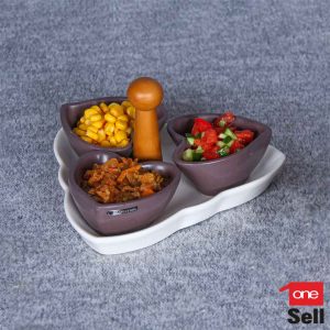 اردو خوری قلبی سه عددی رنگی مات 30629 (1-4)