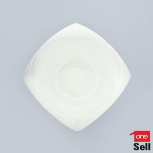 کاسه چهار گوش بزرگ سفید 006612 (2-2)