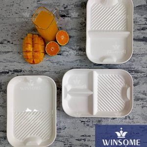 اردو خوری مستطيل شيار کج 3 خانه p25540