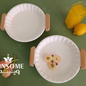 ظرف دسته چوب دايره بزرگ وینسمH27350