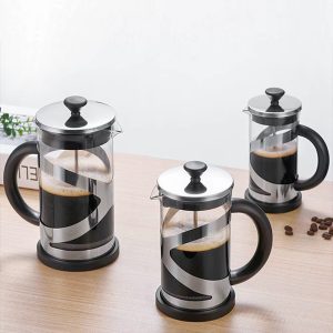 فرنچ پرس 600ميل استيل خط دار کد286
